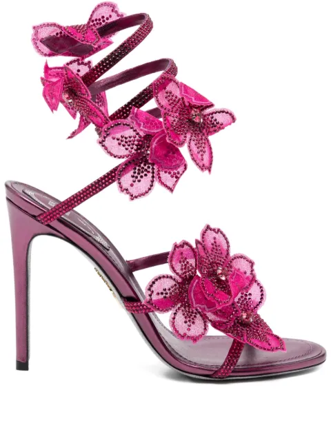 René Caovilla 105mm Floriane sandals