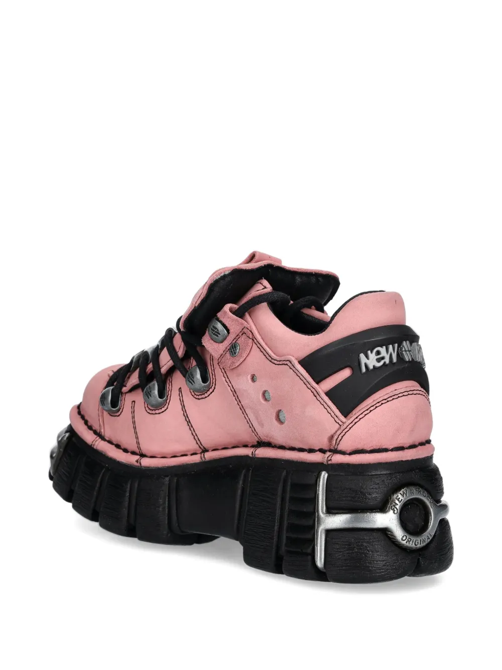 NEW ROCK M-120N-C78 lace-up platform trainers Pink