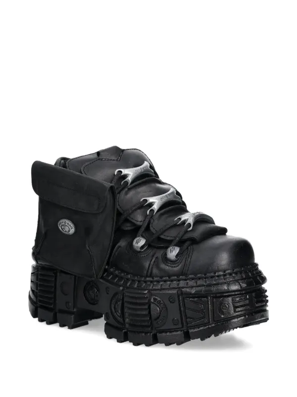 New rock プラットフォームスニーカー NEW ROCK プラットフォーム スニーカー | ブラック | FARFETCH JP