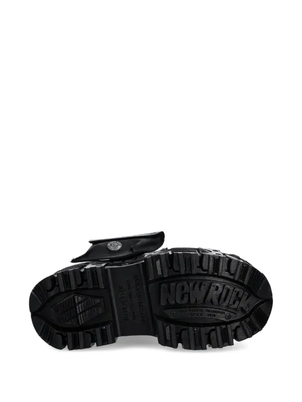 NEW ROCK プラットフォーム スニーカー | ブラック | FARFETCH JP