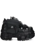 NEW ROCK pocket-detail platform sneakers - Black