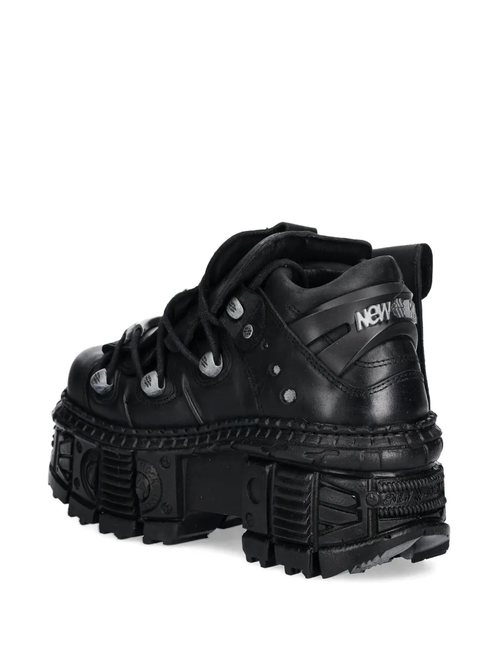 NEW ROCK pocket-detail platform sneakers Black