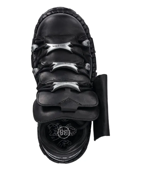 New rock プラットフォームスニーカー NEW ROCK プラットフォーム スニーカー | ブラック | FARFETCH JP