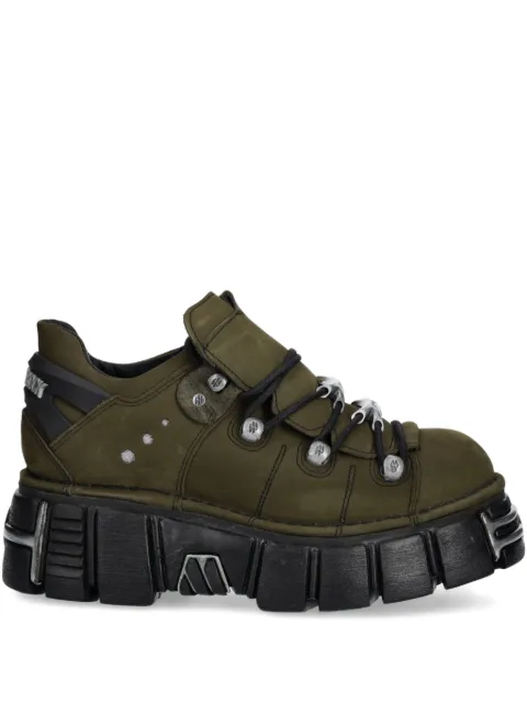NEW ROCK M-120N-C61 lace-up chunky sole trainers