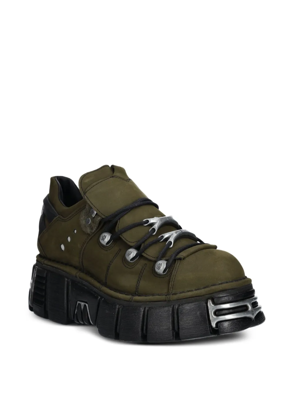 NEW ROCK M-120N-C61 lace-up chunky sole trainers | Low-Tops | Image 2