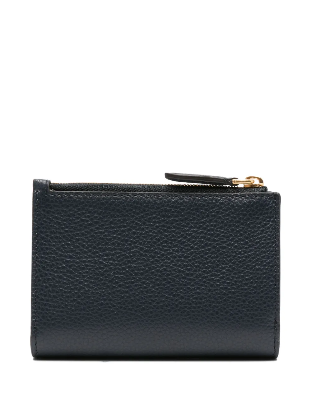 Mulberry zip-top leather wallet Blauw