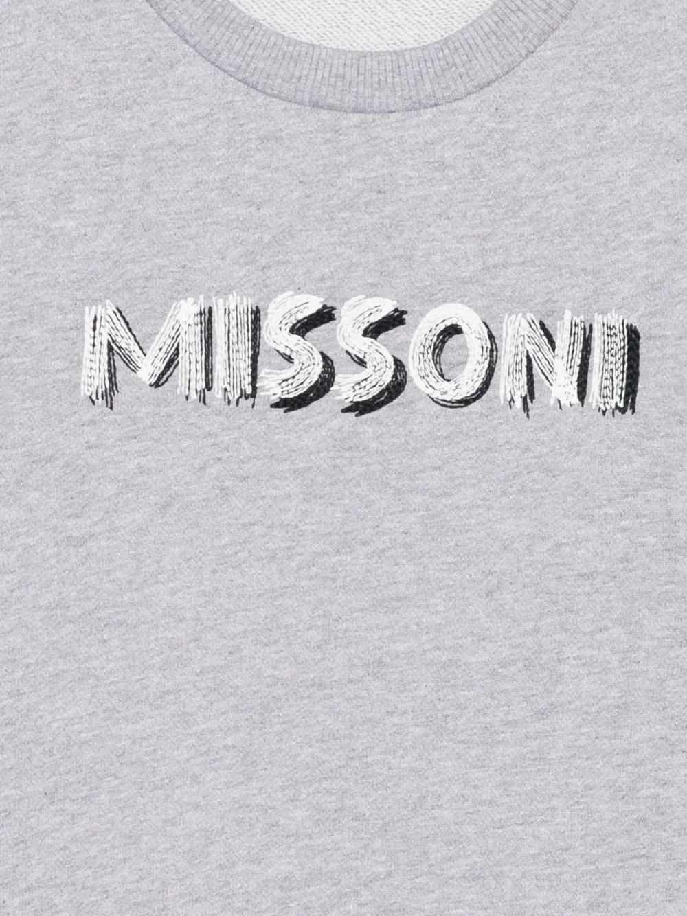  Missoni Kids Logo-embroidered Sweatshirt - Grey 