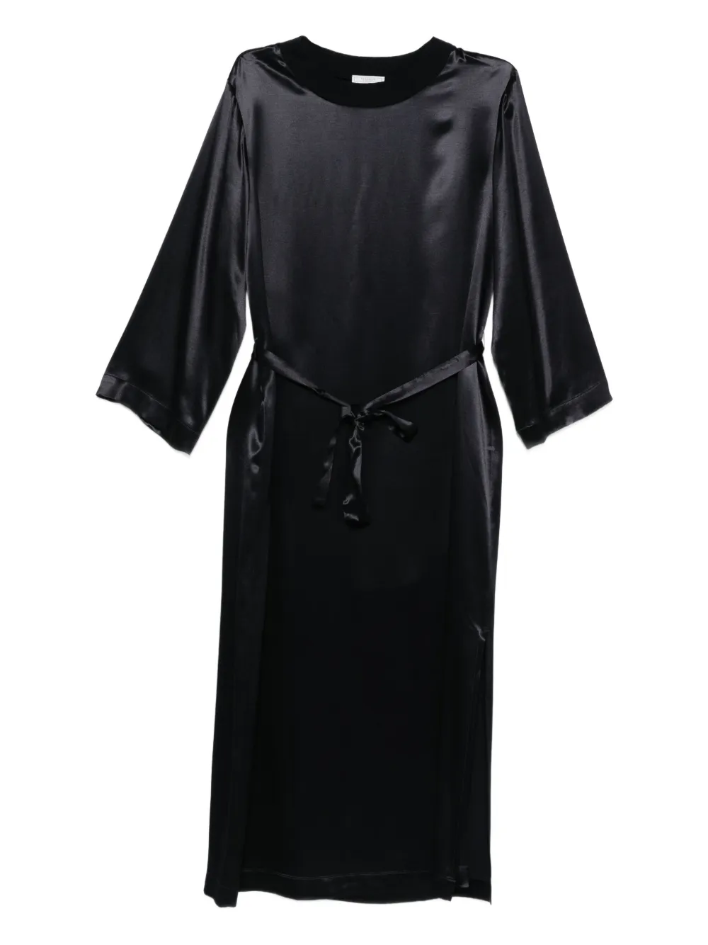 Peserico satin midi dress Blauw