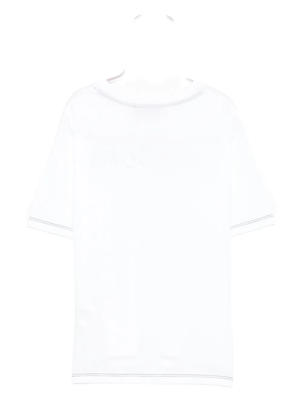 Missoni Kids logo-embroidered cotton t-shirt Wit