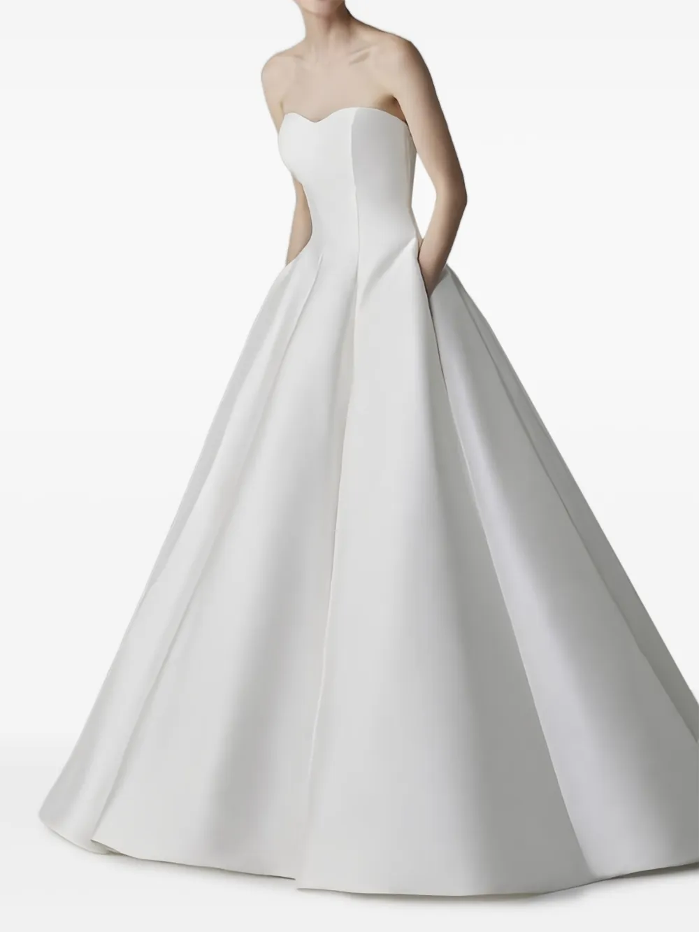 Cammi lace-top maxi bridal dress