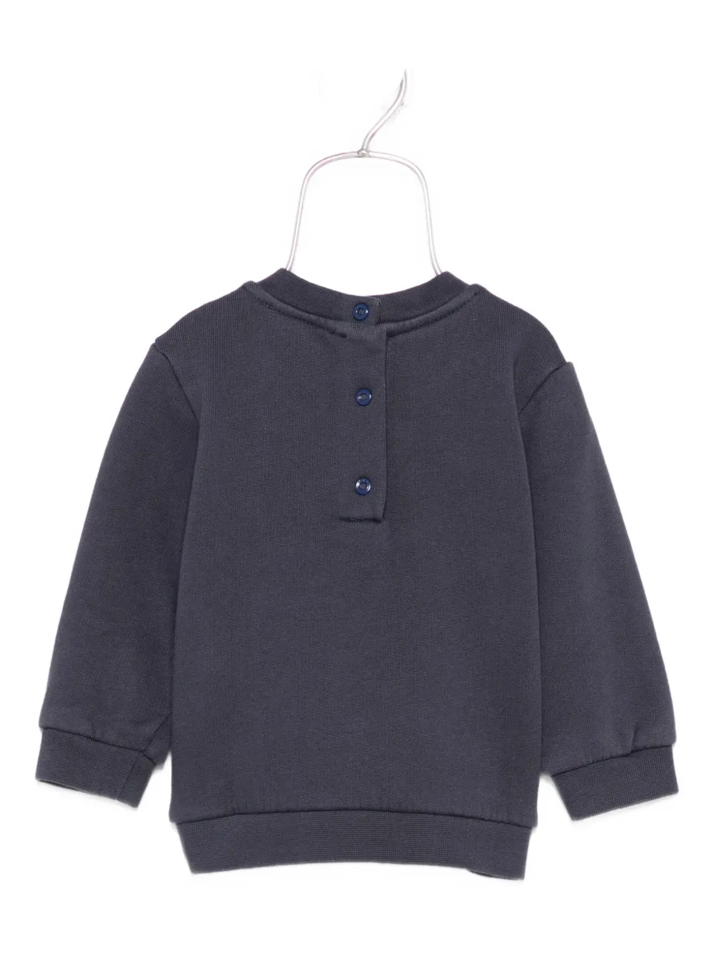 ETRO KIDS Sweater met geborduurde Pegasus Blauw