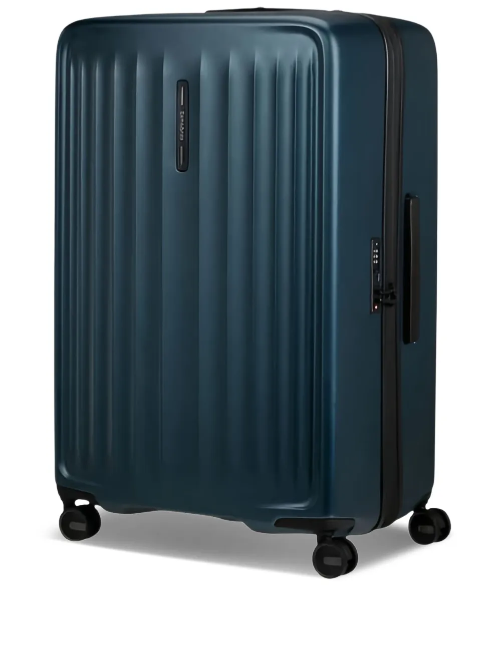 grooved spinner suitcase