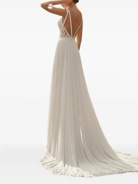 Rosa Clará  Glory lace-insert dress