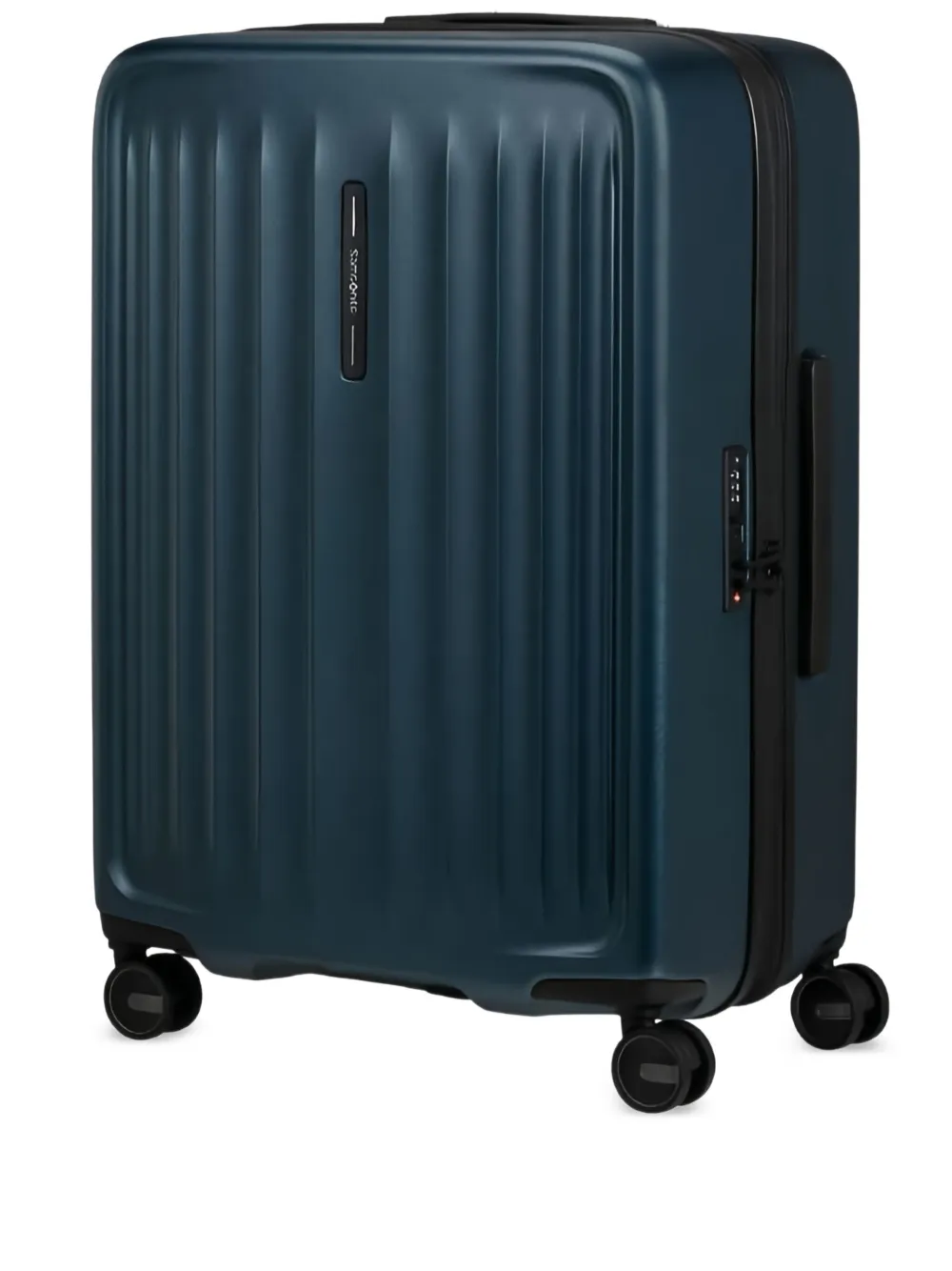 small logo-plaque suitcase