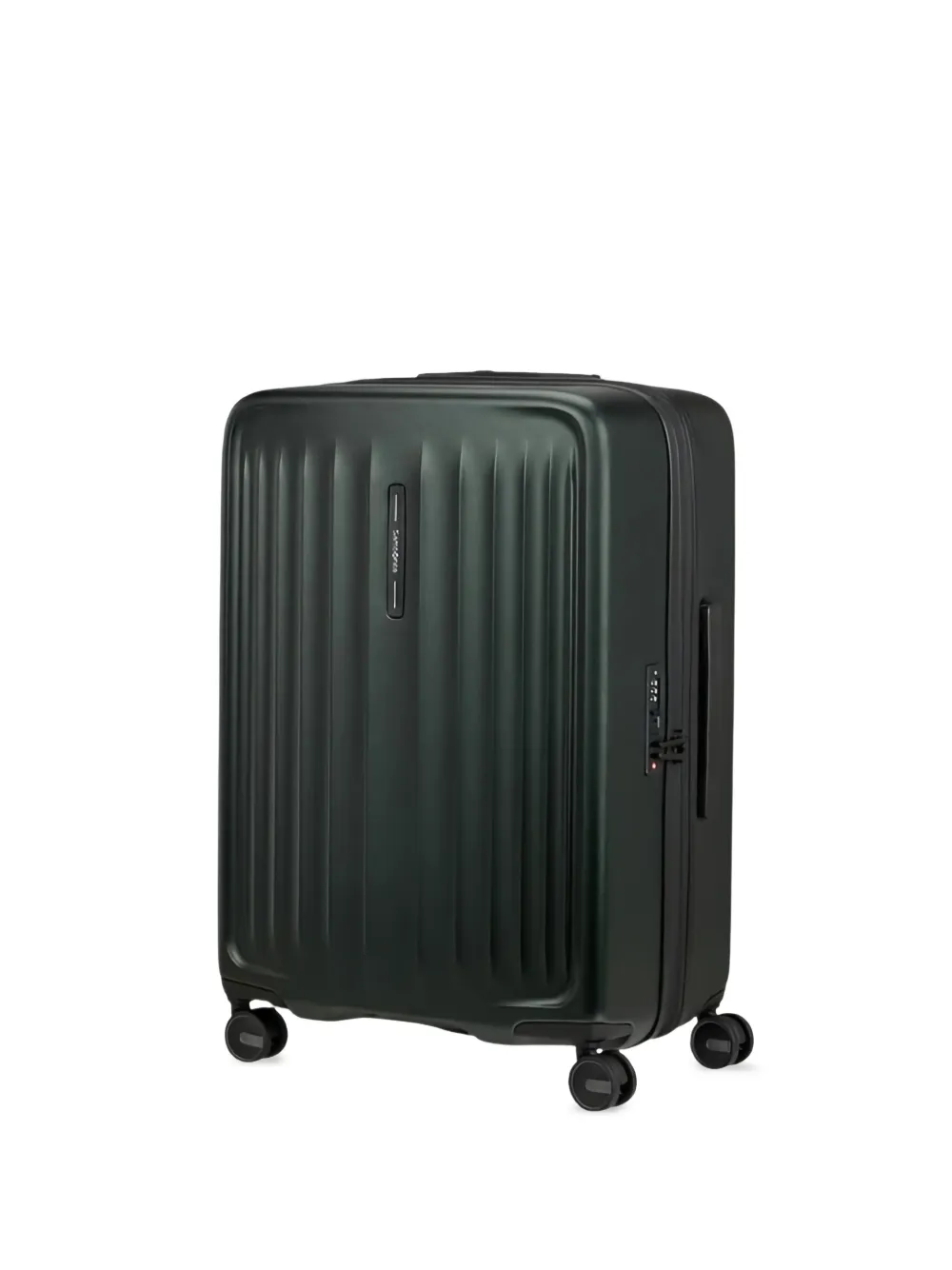small logo-plaque suitcase