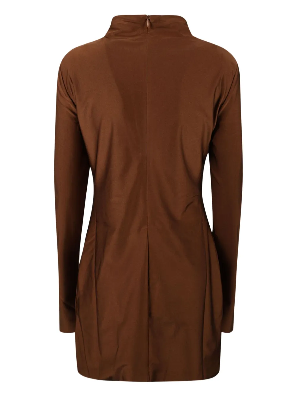 Sportmax Stiria jurk met lange mouwen Bruin