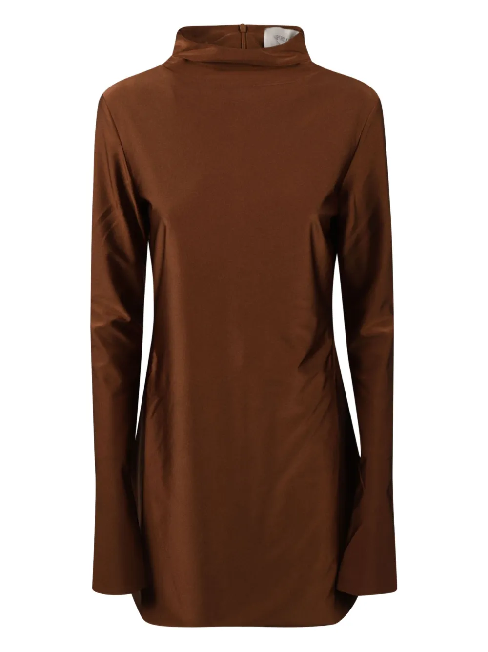Sportmax Stiria jurk met lange mouwen Bruin