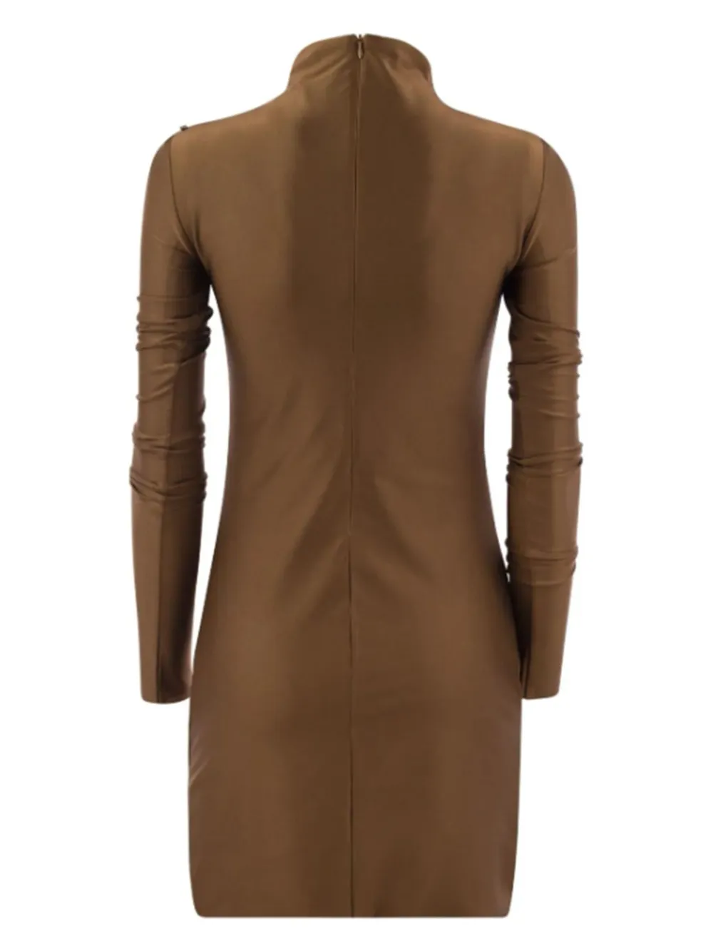 Sportmax Stiria jurk met lange mouwen Bruin