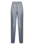 Max Mara geometric-print trousers - Blue