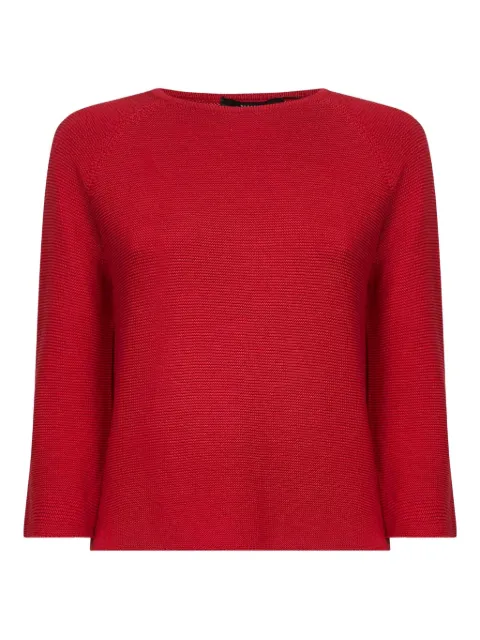 Weekend Max Mara suéter con mangas raglán y cuello barco