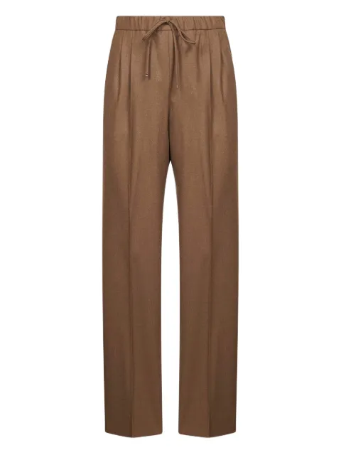 Max Mara Calça com pregas e ajuste no cós