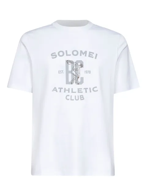 Brunello Cucinelli playera estampada Athletic Club