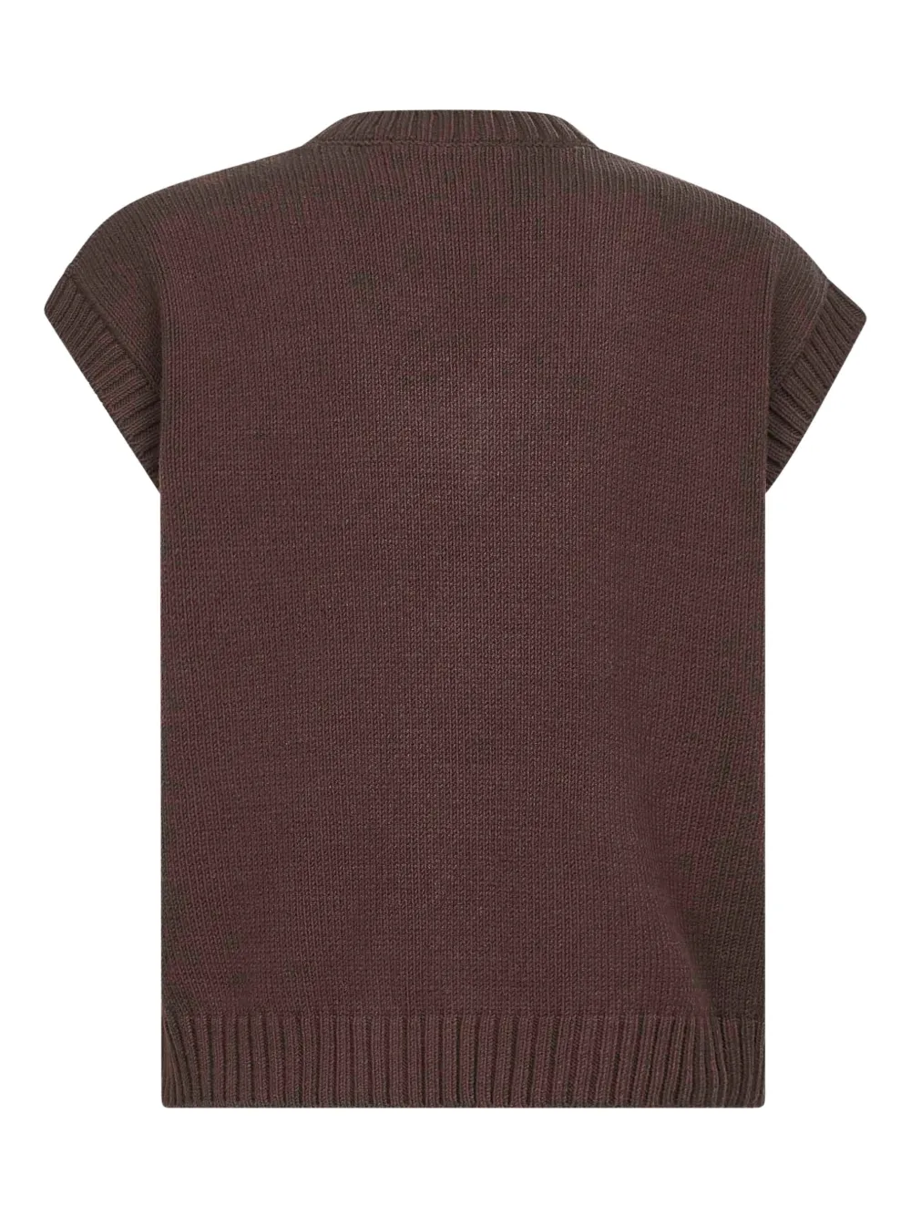 Weekend Max Mara Trui verfraaid met bloemen en V-hals Bruin