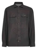 Brunello Cucinelli patch-pocket buttoned shirt - Brown