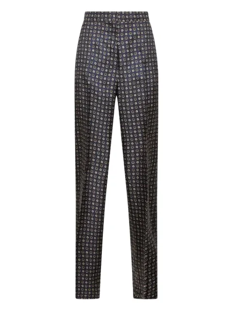Max Mara geometric-print trousers