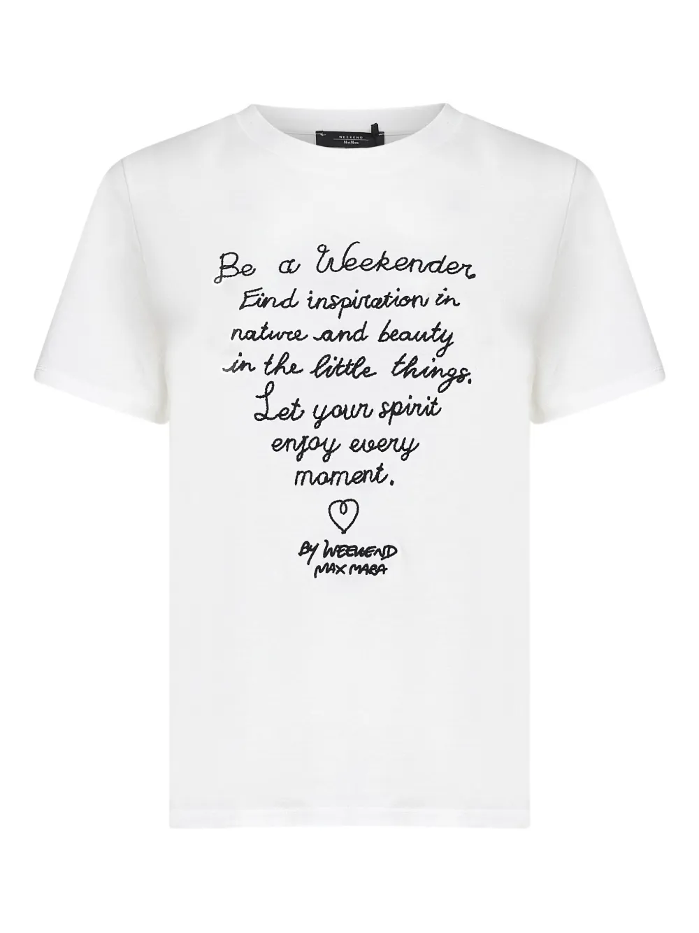 Weekend Max Mara プリント Tシャツ - ホワイト Weekend Max Mara プリント Tシャツ - ホワイト