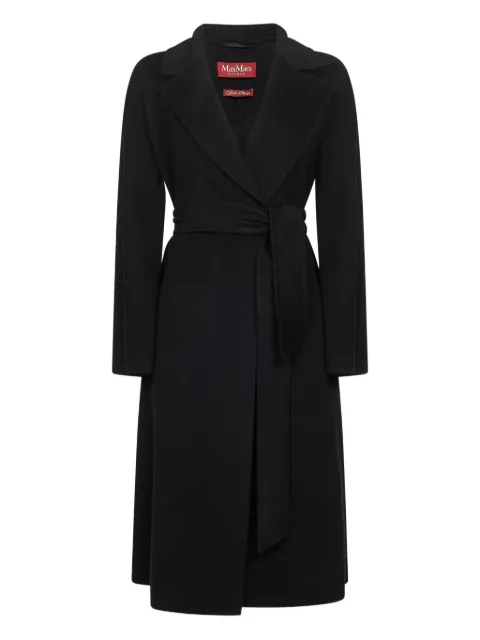 Max Mara lapel-collar belted coat