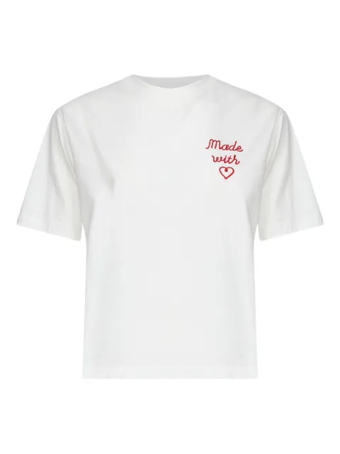 Weekend Max Mara embroidered cotton T-shirt