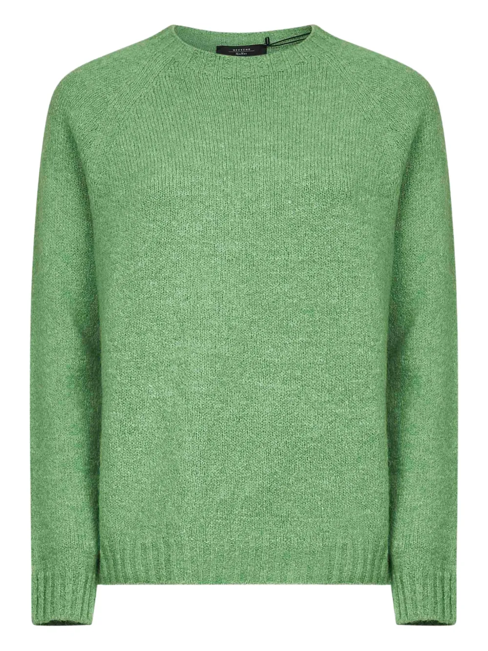 Weekend Max Mara raglan-sleeve ribbed sweater Groen