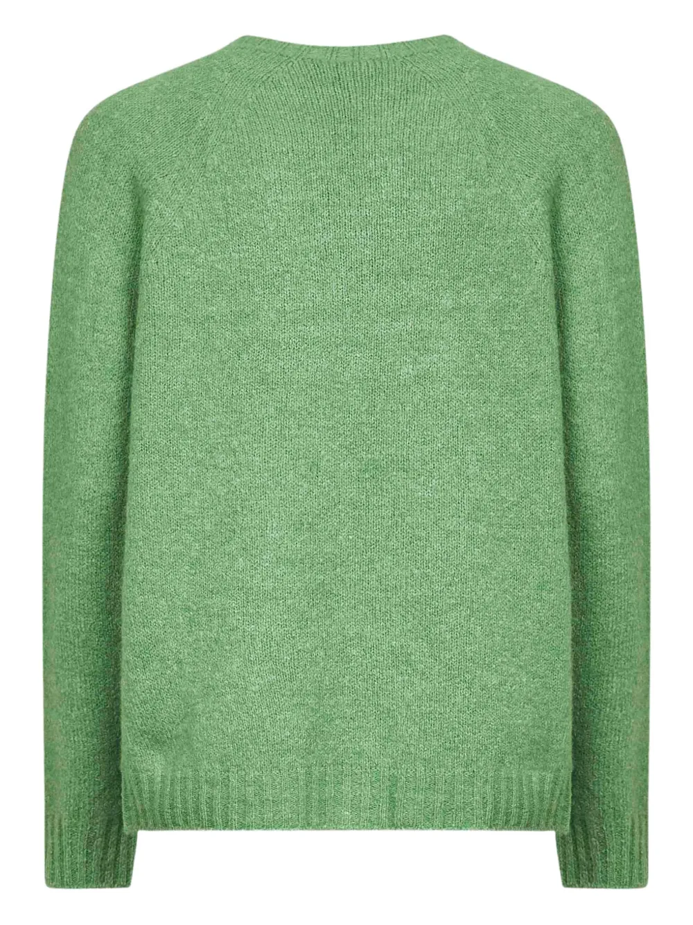 Weekend Max Mara raglan-sleeve ribbed sweater Groen