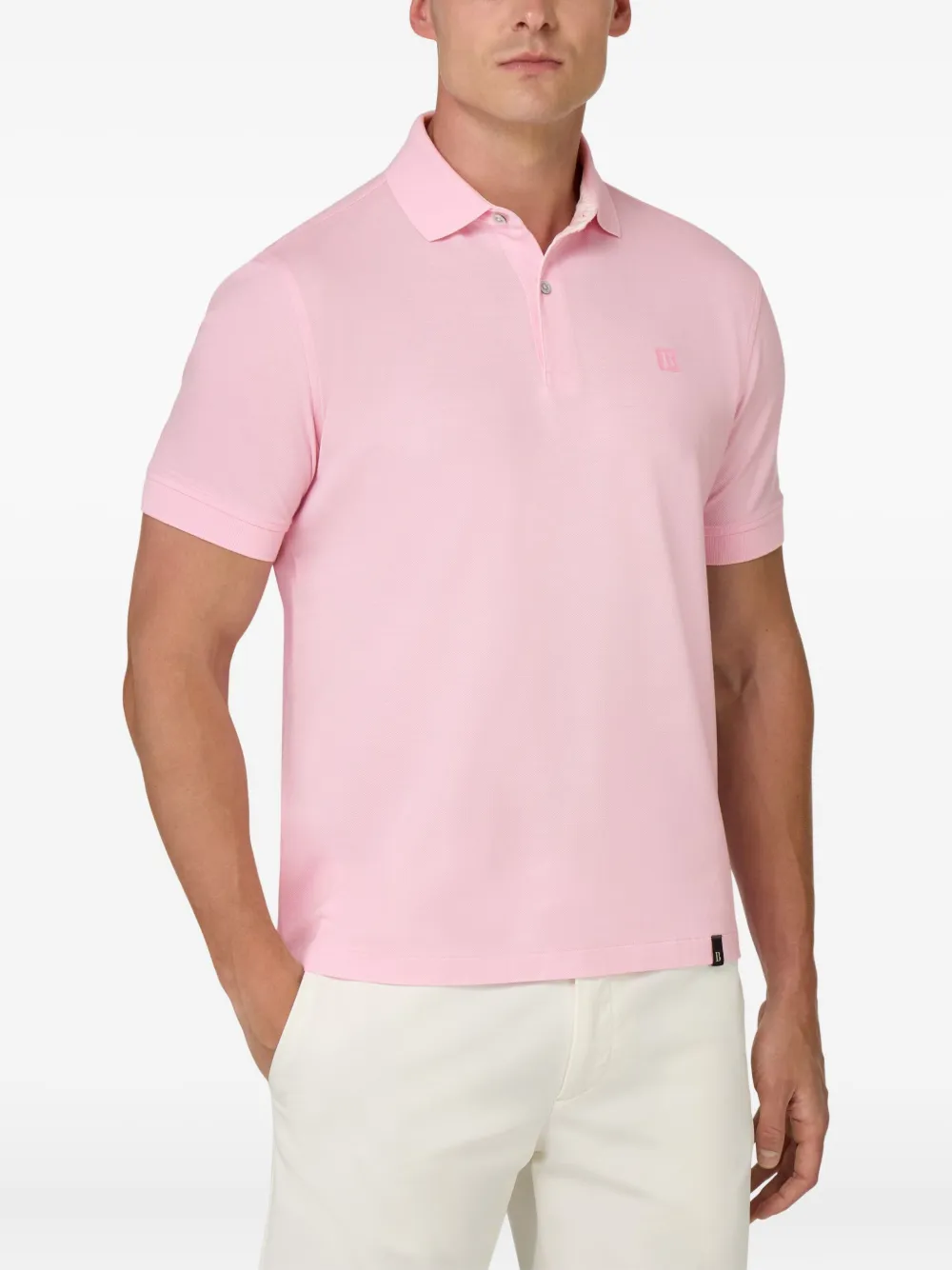 Boggi Milano Piqué poloshirt Roze