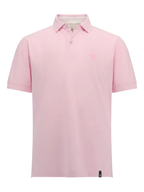 Boggi Milano logo-detail piqué polo shirt
