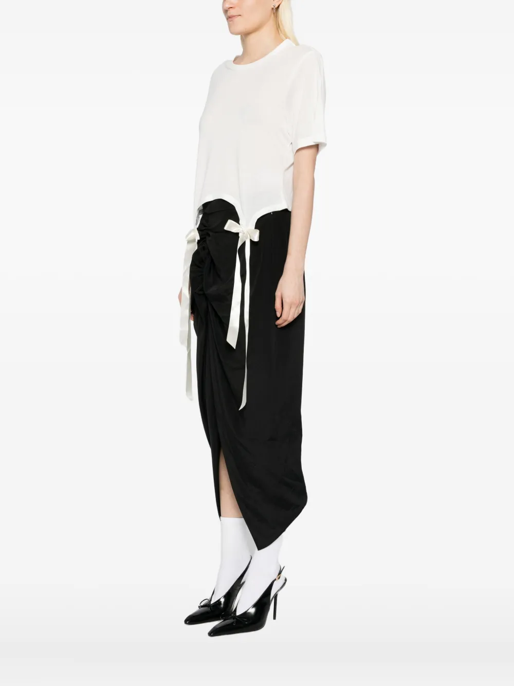 Simone Rocha Lyocell T-shirt Wit
