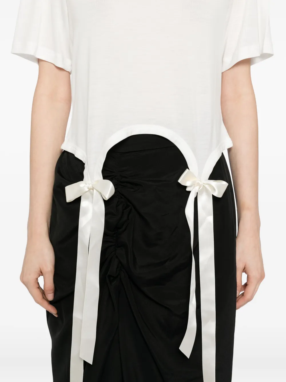 Simone Rocha Lyocell T-shirt Wit