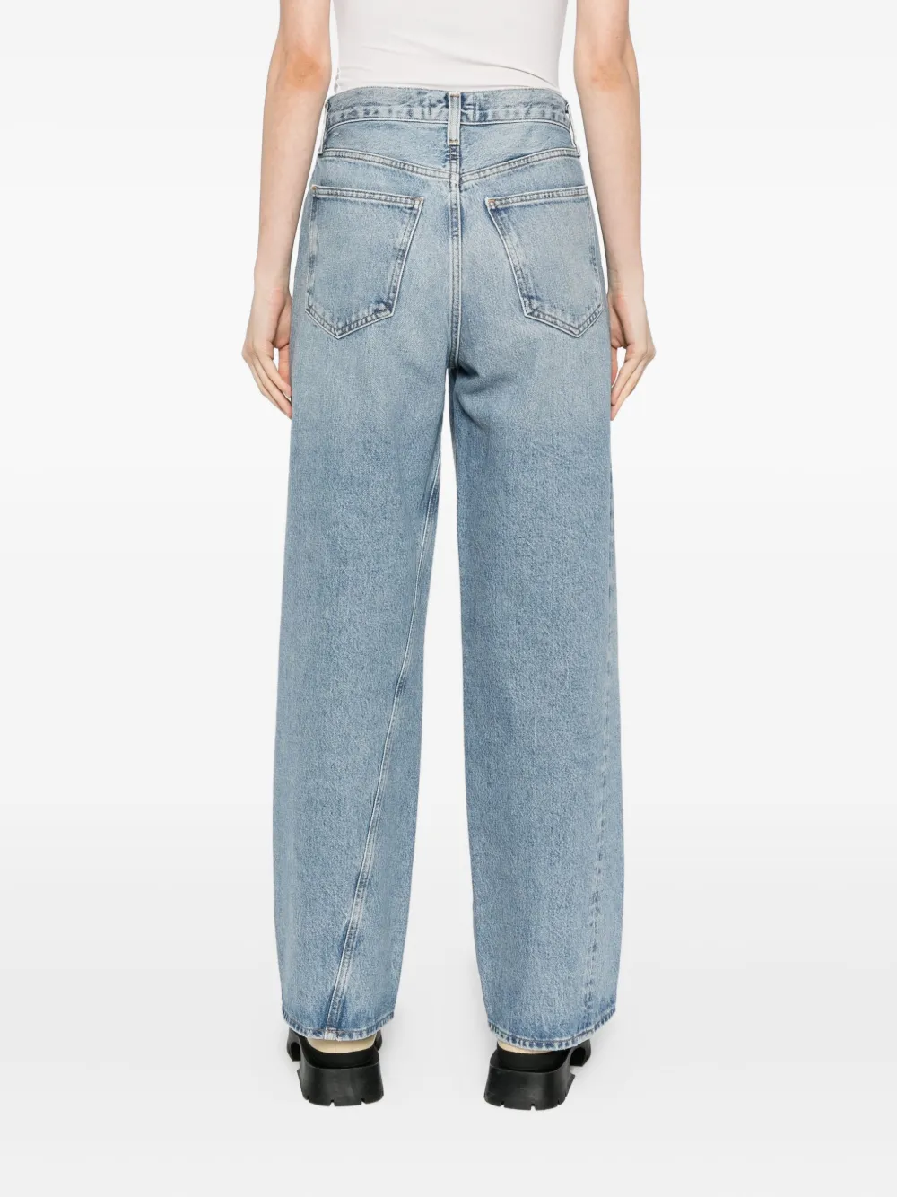 AGOLDE Twist jeans Blauw