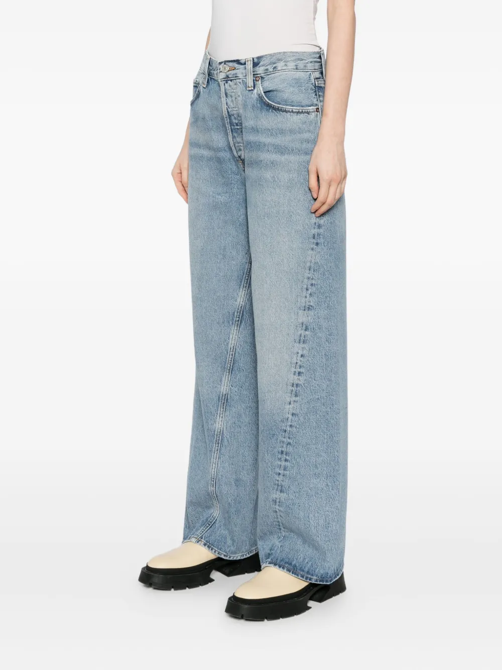 AGOLDE Twist jeans Blauw