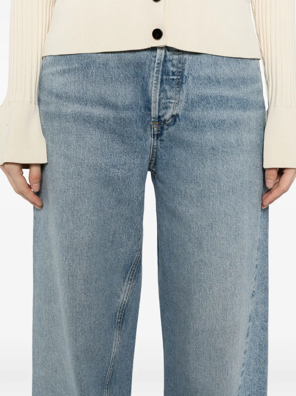 AGOLDE Twist jeans Blauw
