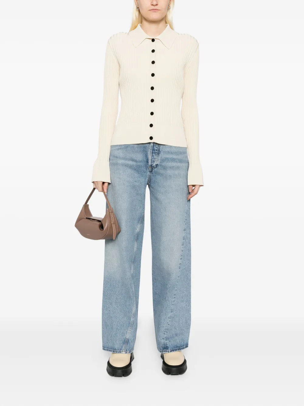 AGOLDE Twist jeans Blauw