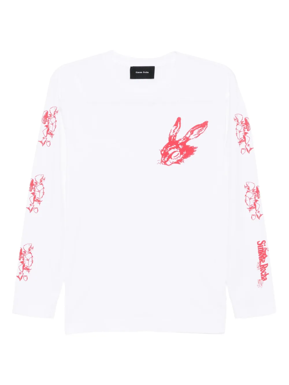 Simone Rocha Katoenen T-shirt Wit