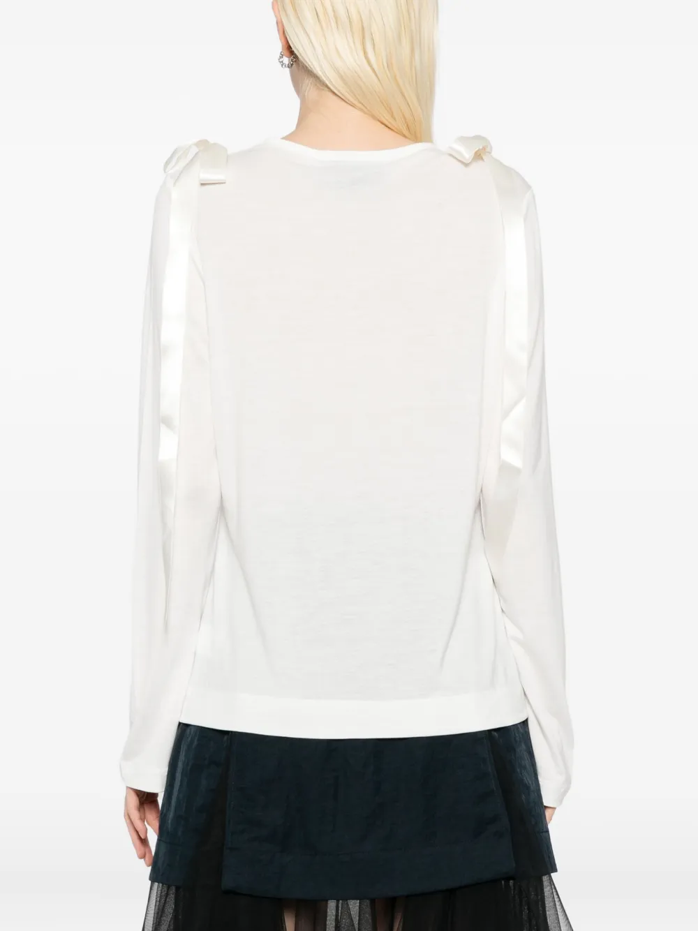 Simone Rocha Lyocell T-shirt Wit