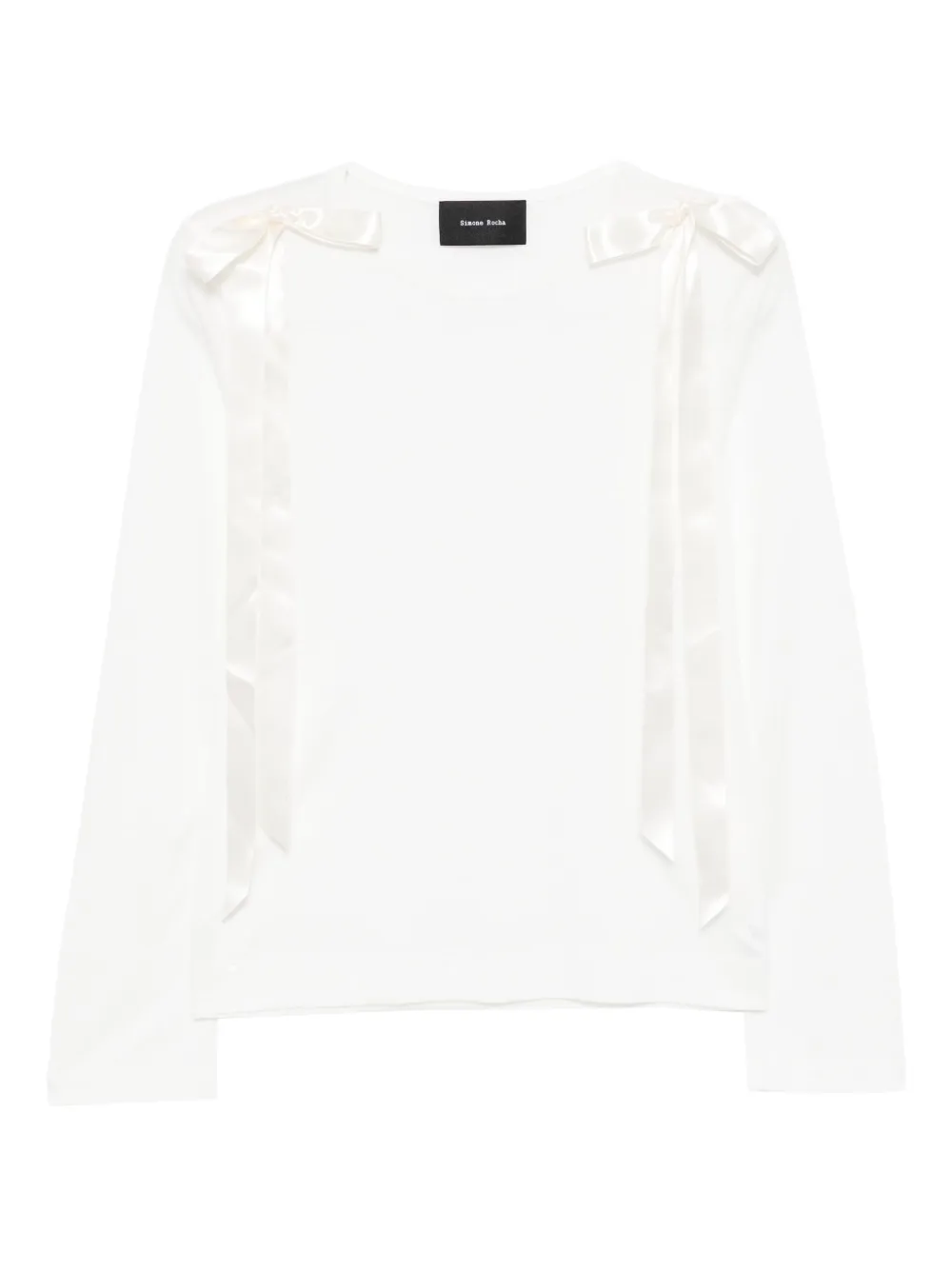 Simone Rocha Lyocell T-shirt Wit