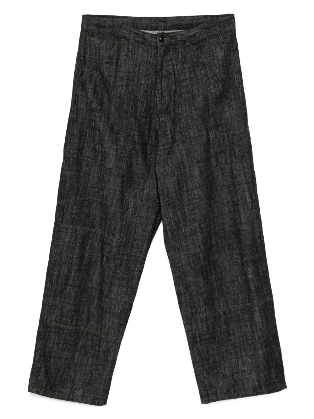 Y's Broek met wijde pijpen Zwart