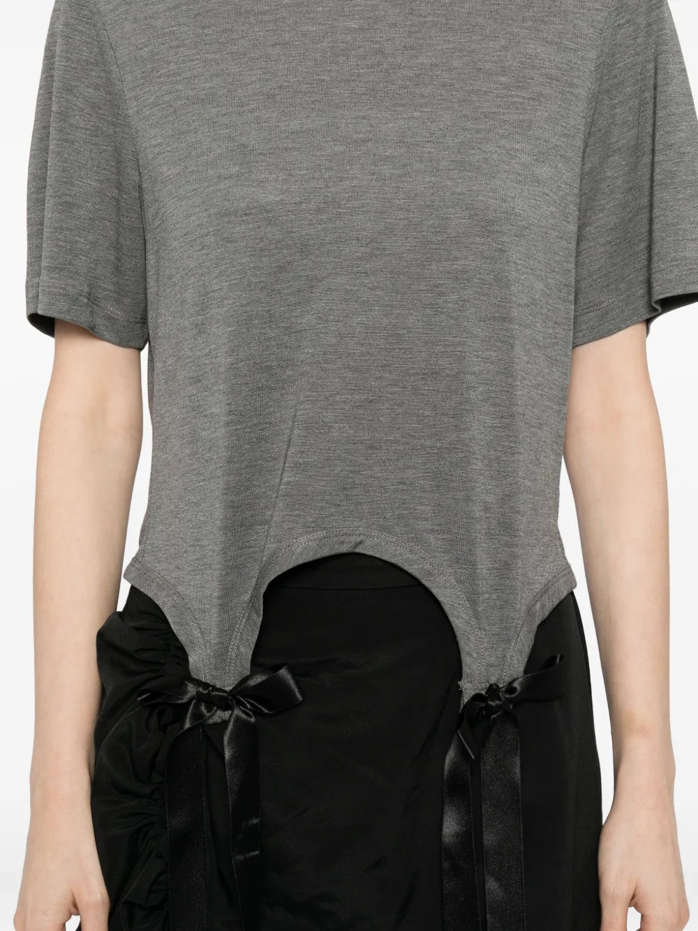 Simone Rocha Lyocell T-shirt Grijs