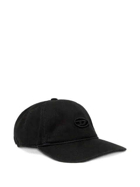 Diesel 로고 자수 베이스볼 캡 모자