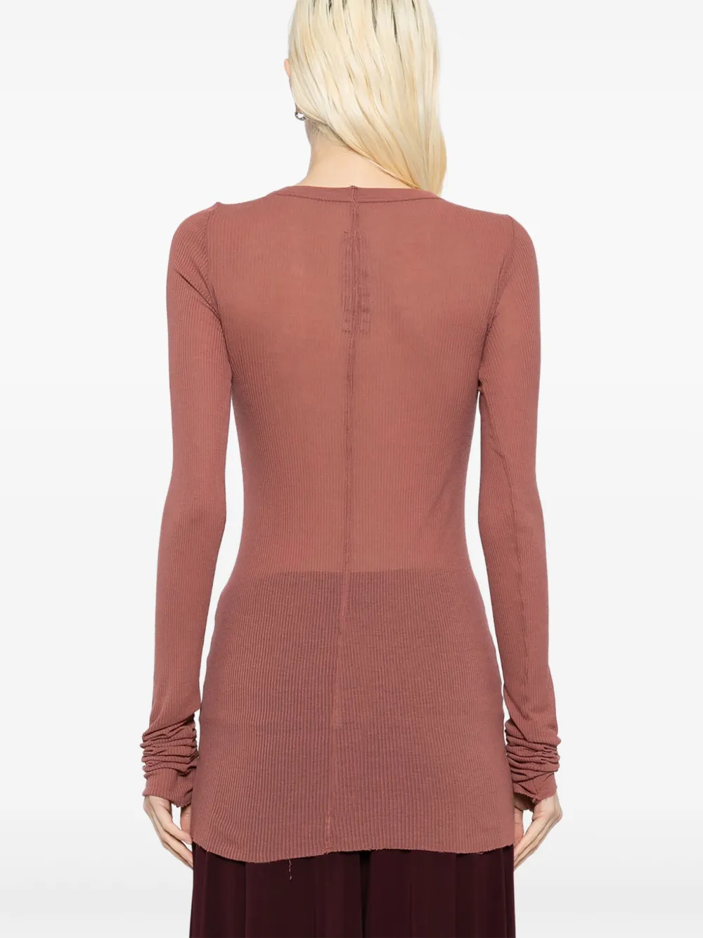 Rick Owens Gebreide top Rood