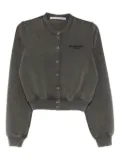 Alexander Wang logo-printed jacket - Grey
